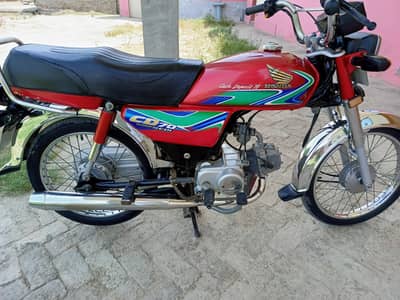 Honda CD 70 2018 model fresh bike like new