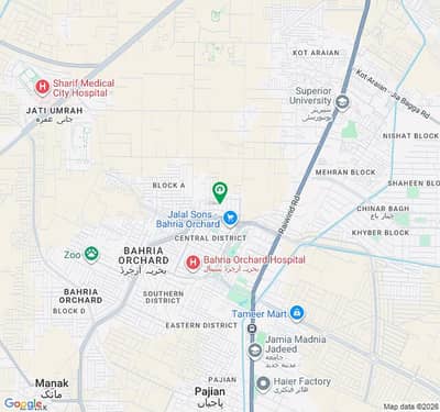 Get In Touch Now To Buy A 10 Marla Residential Plot In Bahria Orchard Phase 1 - Northern Lahore