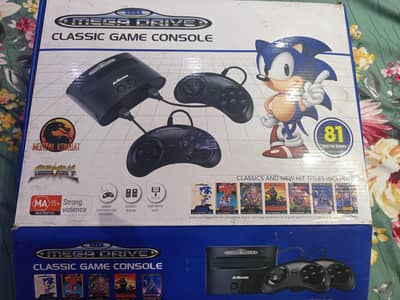 Sega Mega Drive Classic Game Console (81 Built-in Games)