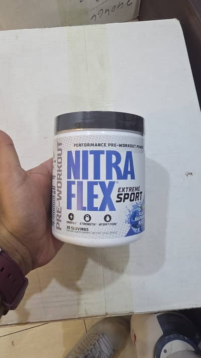 Nitra flex Preworkout Supplements / Imported Protein