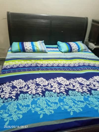 Bed set with bedroom sofa