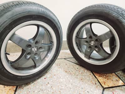15 inches Rim & Tyres New condition.