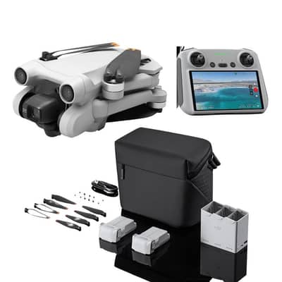 2024 DJI Mini 3 Pro with RCI controller Battery Pack Charger and Case.