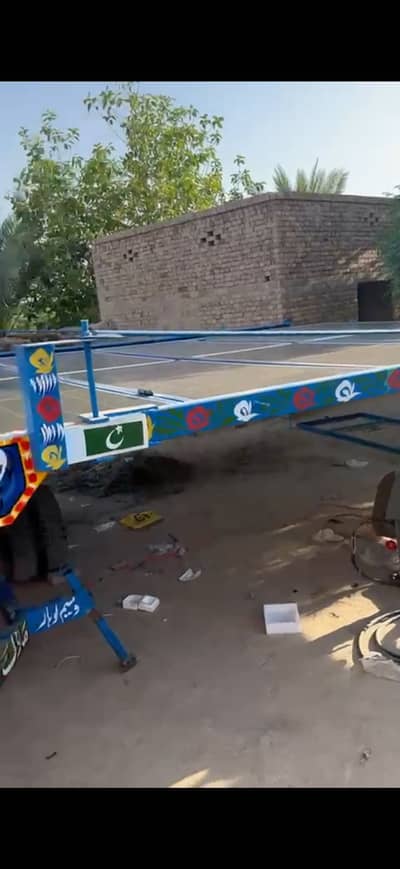 Solar plates Trolly