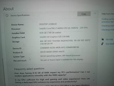 HP EliteBook 840 G3 | Core i7 6th Gen