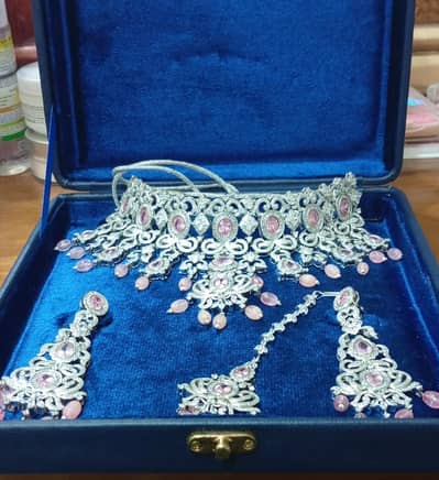 silver set for bride
