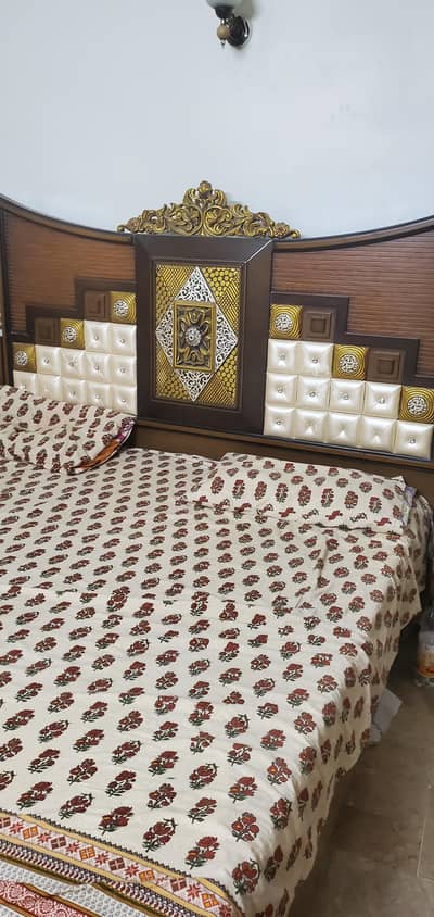 Master Bed set - Side Tables - Almari