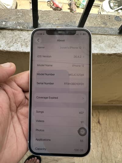 iPhone 12 (128GB). PTA approved