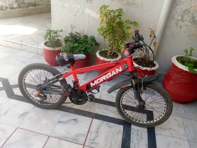 in red colour