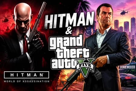 GTA 5 and Hitman full series