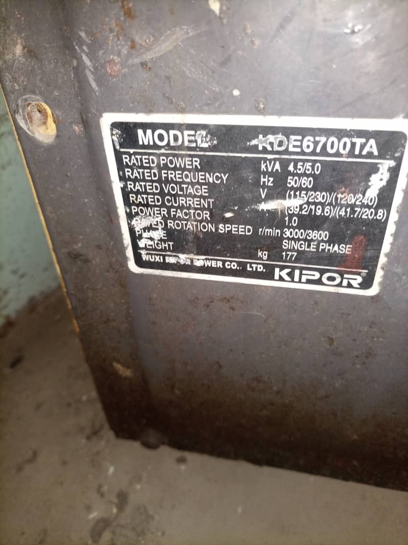 Generator for sell 1