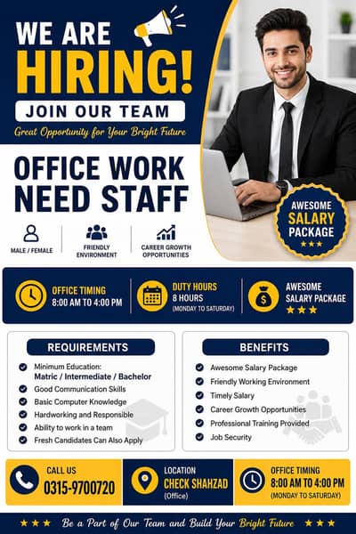 need urgent staff