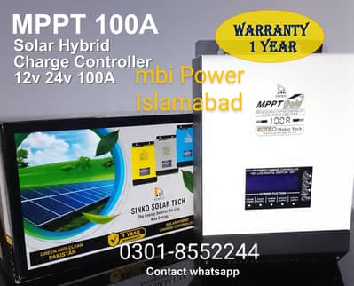 100A MPPT Solar Hybrid Charge Controller