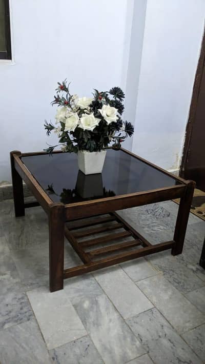 Table  Wood and Glass
