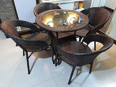 5 seater rattan sofa set/UPVC Chair/restaurant furniture/outdoor sofa
