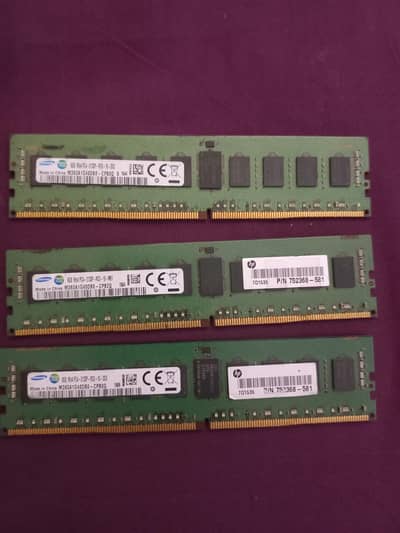 Hp Registered RAM Ddr4 8gb 3X