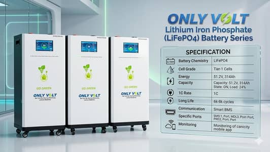 Lithum battery available lop4 cells available  litmetd qunty