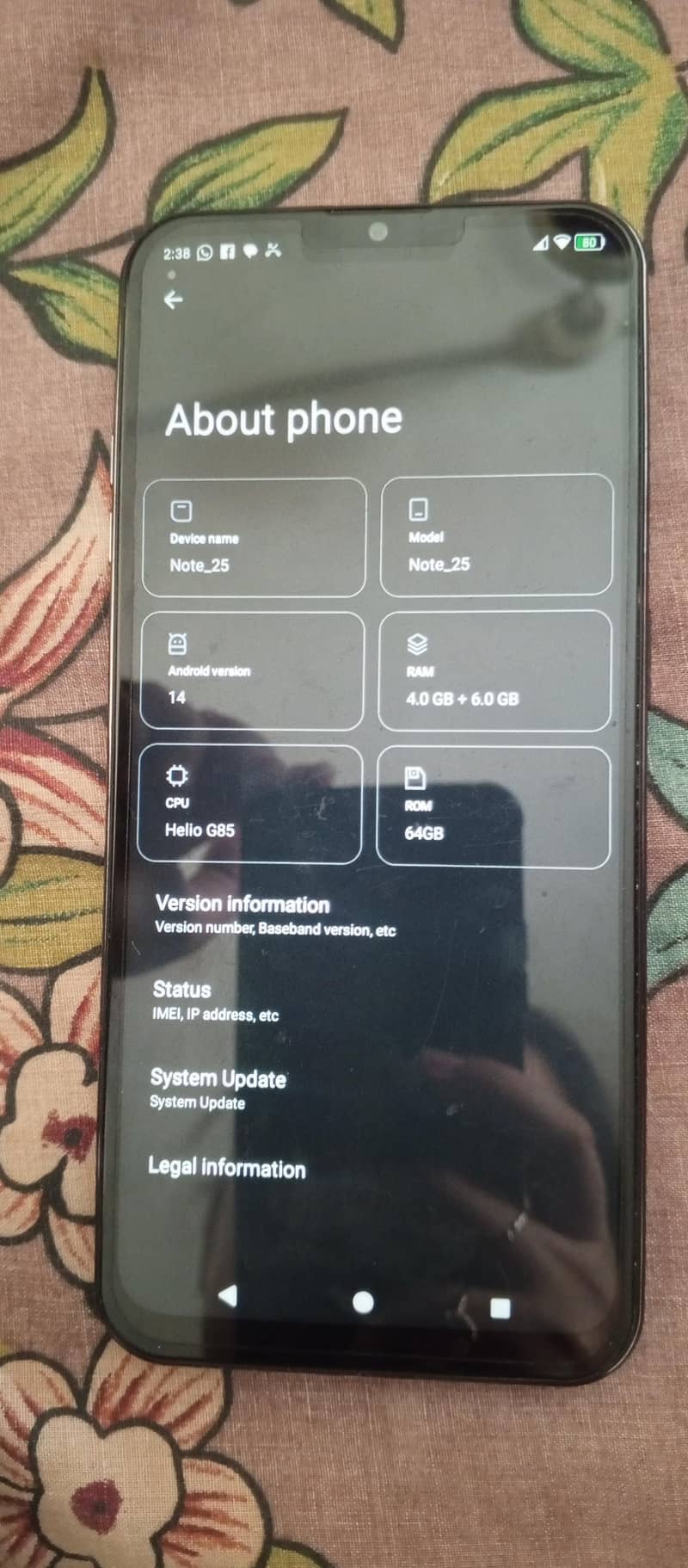 Gfive model note 25 1