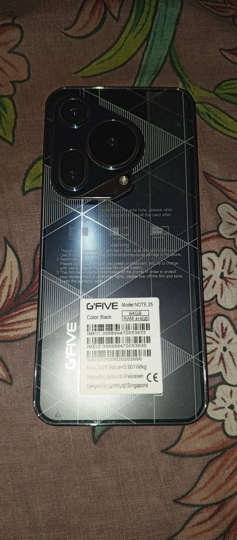Gfive model note 25 2