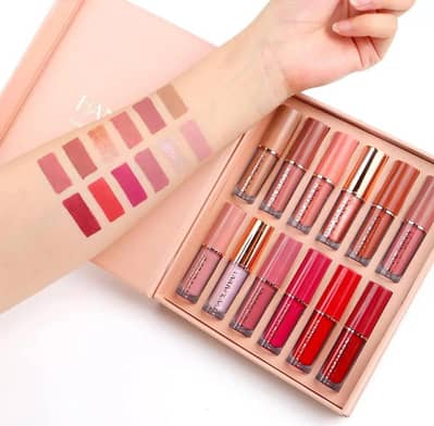 Mocollure 12-Piece Multicolor Lip Gloss Set
