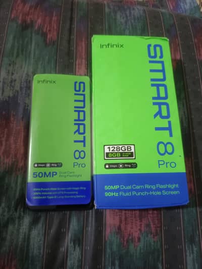 infinix smart 8 pro with box