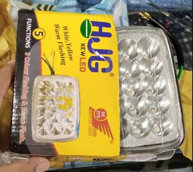 5 function HJG Flash LED Headlights 1