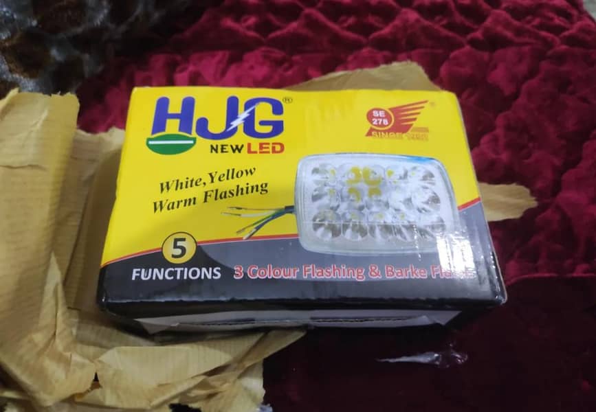 5 function HJG Flash LED Headlights 2