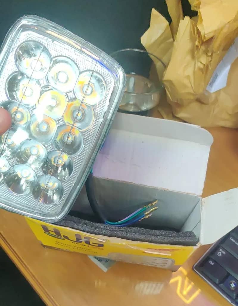 5 function HJG Flash LED Headlights 3