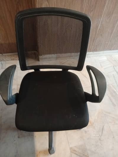 Executive Office Table With Chair & Drawers – Good Condition