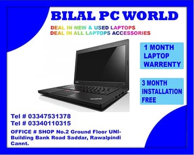 Lenovo ThinkPad T440 | 4th Gen Core i5  !! AT BILAL PC WORLD