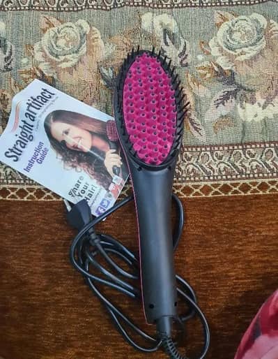 hair brush straightener