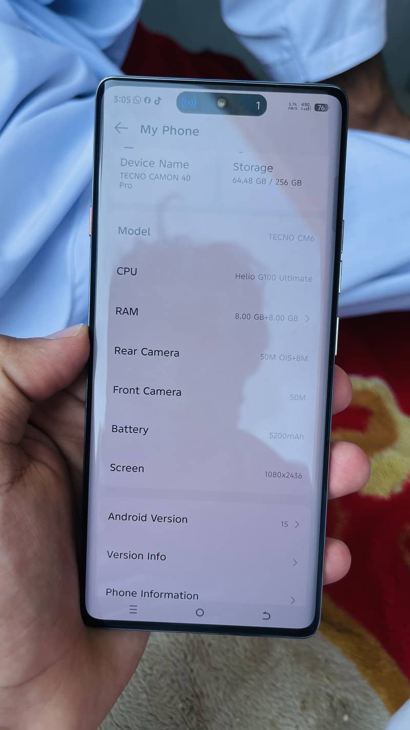 Tecno camon 40 pro 5