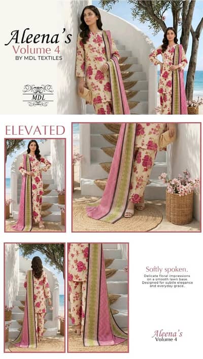 ALEENA`S MOST DEMANDING LAWN VOLUME EID COLLECTION FULL PK DELIVERY.