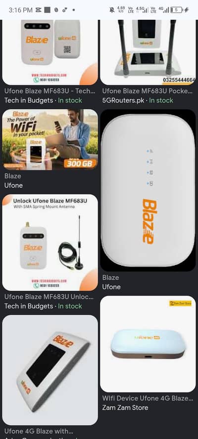 Ufone device