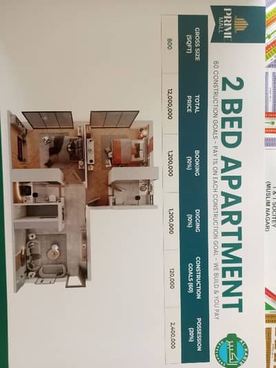 Buy 800 Square Feet Flat At Highly Affordable Price