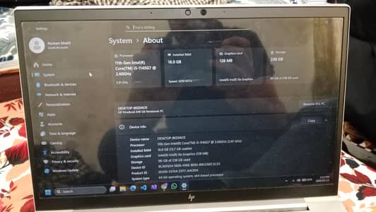 HP 840 G8 16/256