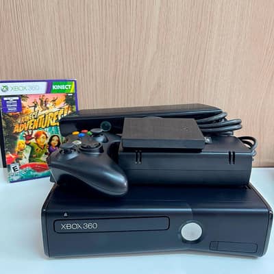 XBOX 360 kinect SLIM jailbreak 320GB 2 wireless