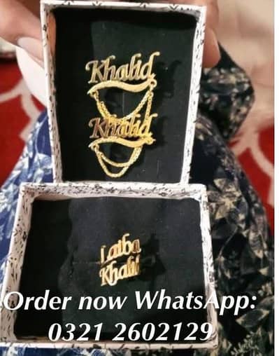 customized name gold plated cufflinks coatpin rings bracelet rings