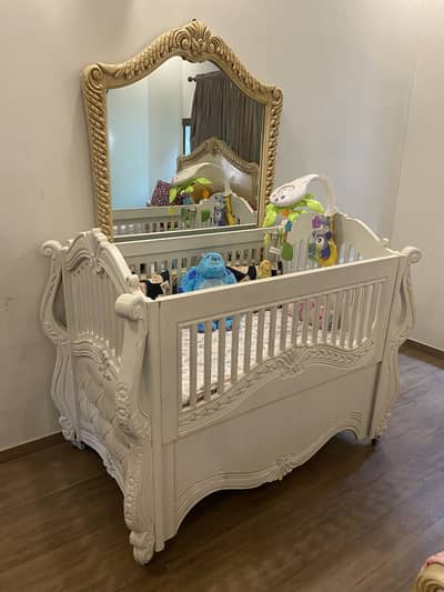 Solid wood Huge Size Baby cot /Bed For kids
