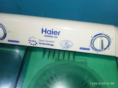 Haier washing machine twin tub model number HWM -75AS