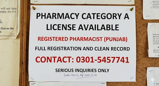 Category A available for punjab on monthly basis