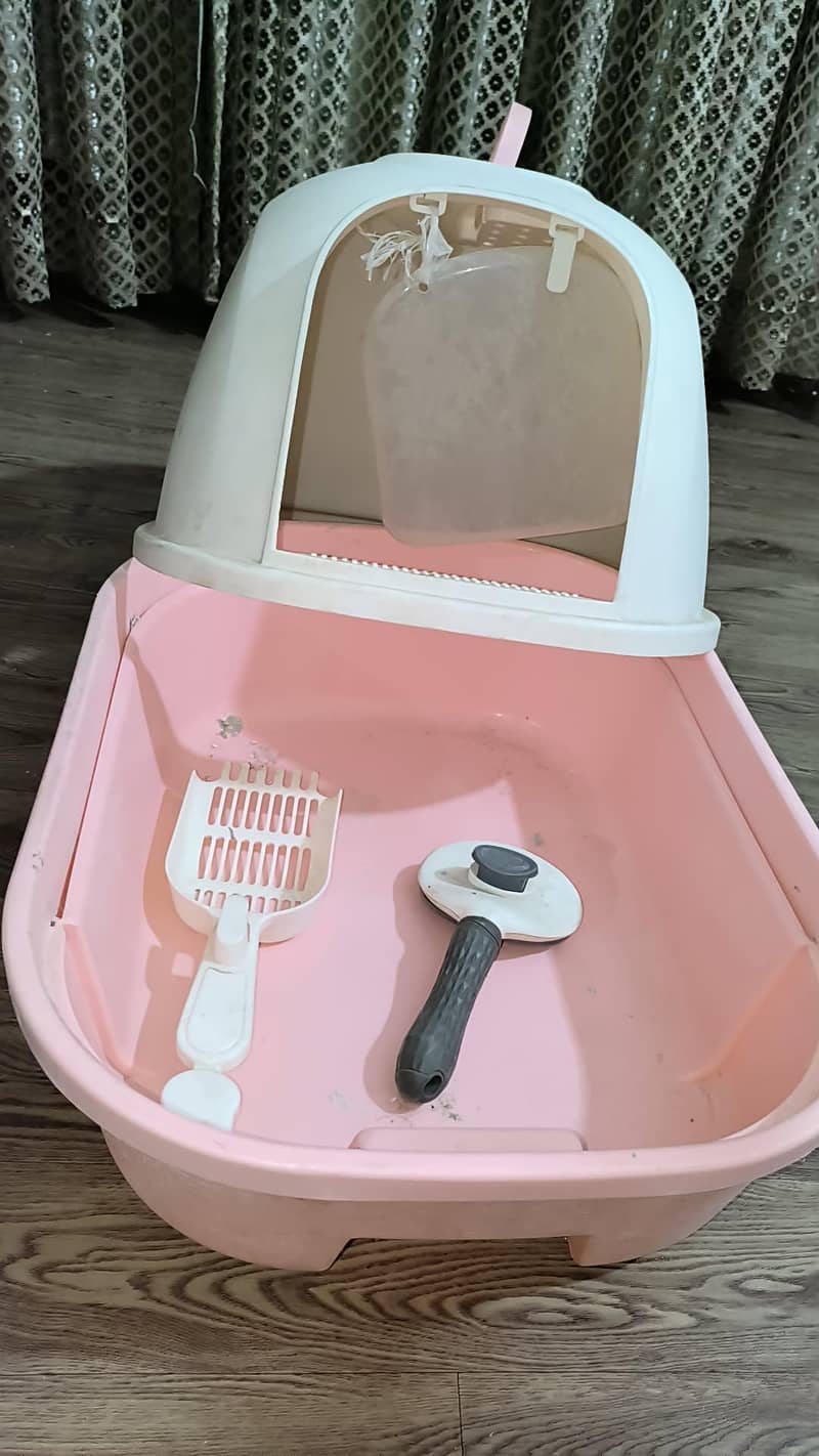 Complete cat litter box set 3