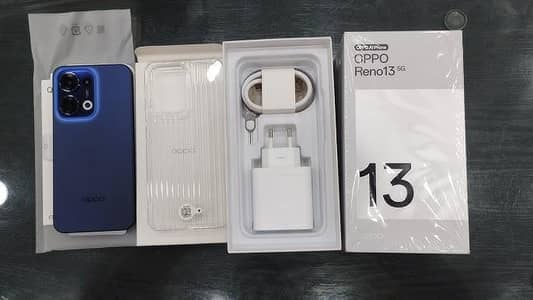 Oppo reno 13 5G, PTA Approved 12/256 GB,4 month used 7 month warranty