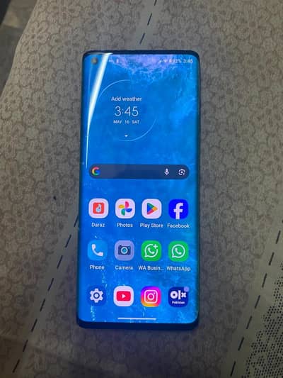 Motorola edge plus 2020 12/256 snapdragon offical PTA Approved