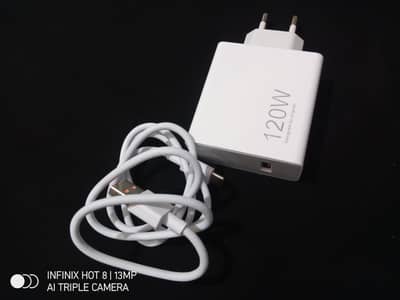 Redmi 13pro Charger Cable 120watt 100% original box pulled.