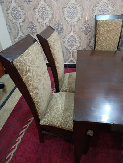 Dining table along with 10 chairs