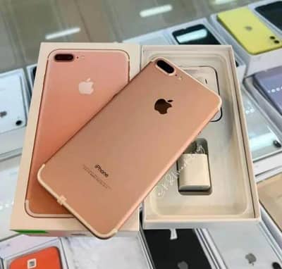 I phone 7 plus 128 gb with box whtsaap number 0340.4237994