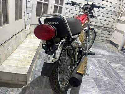 honda cg125 gold edition 2024 model 1st owner all panjab number