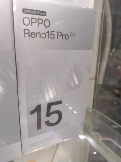 OPPO Reno 15pro box pack 512 gb PTA approved