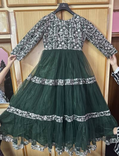 2piece embroidered mexi
